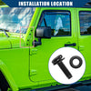 Jeep Wrangler JK 8 x Windshield Frame Screws (2007-2018)