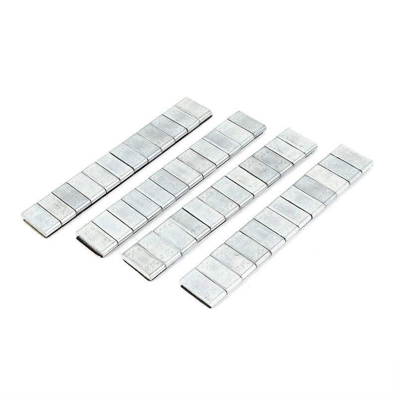 Car 4x Wheel Balancing Balance Weights Sticker Silver Tone