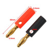Various Models 10 Pcs Brass 4mm Audio Speaker Wire Cable Connectors