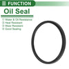 Vehicle Oil Seal 106x116x6mm 5 Pcs Seal Ring Rotary Shaft Seal NBR Rubber