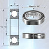 Car 2 x Deep Groove Ball Bearings 20x32x7mm Rubber Shield