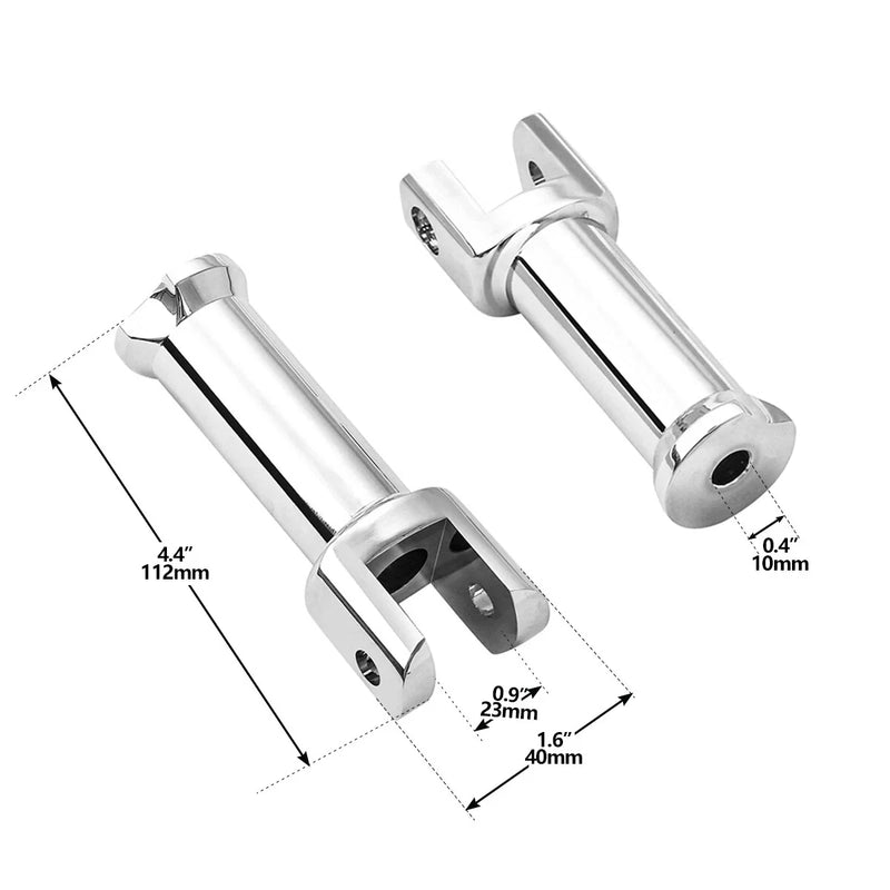 Harley Fat Bob Low Rider Driver & Passenger Footpegs Bracket (2018-2025)