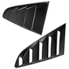 Ford Mustang (2015-2019) Black Car Rear Side Window Louvers Covers