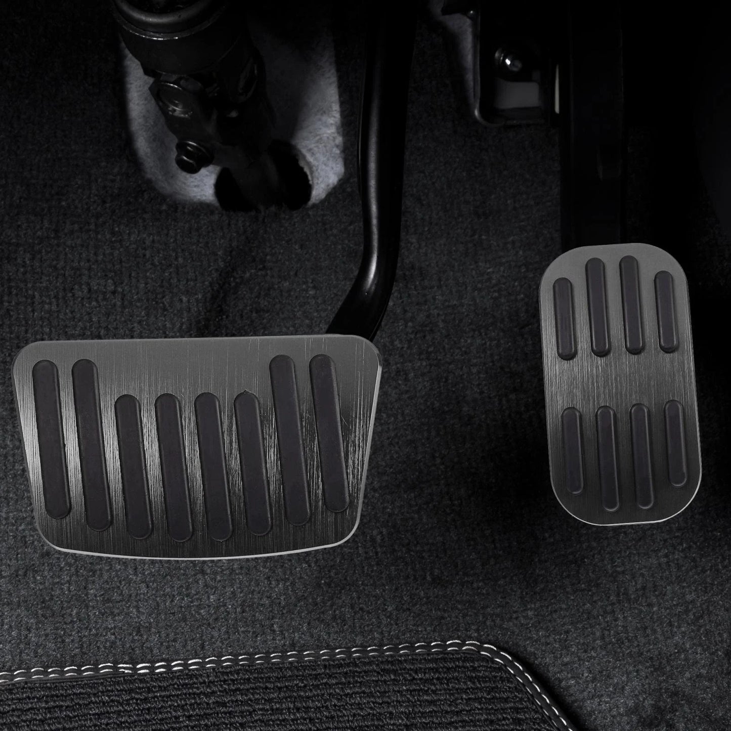 2 x Gas Pedal Brake Pad Covers Anti-Slip for Toyota C-HR (2016-2018) Black