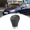 BMW 1 / 3 / 5 / 6 Series - Black / Silver Tone 5-Speed Gear Shift Knob