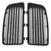 Harley Touring Black Lower Fairing Radiator Screen Guard Grills (14-20)
