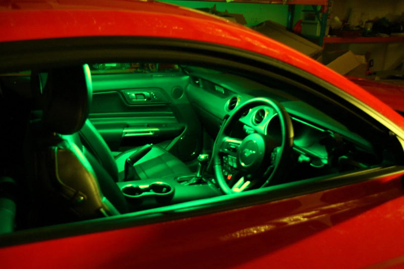 Ford Mustang (2015-2023) - 8 pcs Bright White LED Interior Light Upgrade Kit