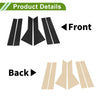 Chevy Captiva (2019-2024) Black 6 x Pillar Window Trim