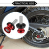 Motorbike Pair Swingarm Spools 10mm CNC Slider Stand Red
