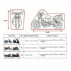 Harley Dyna Electra Glide 104" Black & Orange Cover