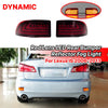 Lexus IS Red Lens Bumper Reflector Fog / Turn Signal Lights (2006–2013)