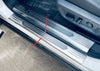 Nissan Rogue Steel Outer Door Sill Scuff Plates (2021-2023)