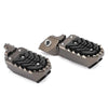 BMW R1200GS R1250GS Wide Foot Pegs Pedals Rest Brown (2013-2023)