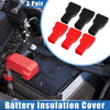 Motorcycle 3 x Battery Terminal Insulation Cover 80mm Length