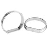 BMW 3 Series E46 Silver Dashboard Instrument Gauge Panel Ring Cover (2000-2006)