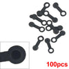 100Pcs Motorcycle Brake Bleeder Screw Cap Oil Drain Tip Cover