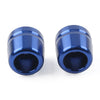 BMW S1000RR HP4 S1000R F800R Blue Handlebar Grips Bar End Slider Caps