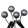 USB LED Car Interior Star Floor Light Decoration Sound Control