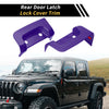 Jeep Wrangler JL JLU (2018-2024) - Purple Rear Door Latch Lock Cover Trim
