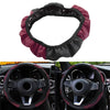 Car SUV 15" Microfiber Leather Steering Wheel Cover (No Year Specified)