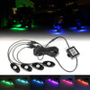 Car - Wireless Bluetooth Music Control Lamp 4x RGB LED Rock Lights