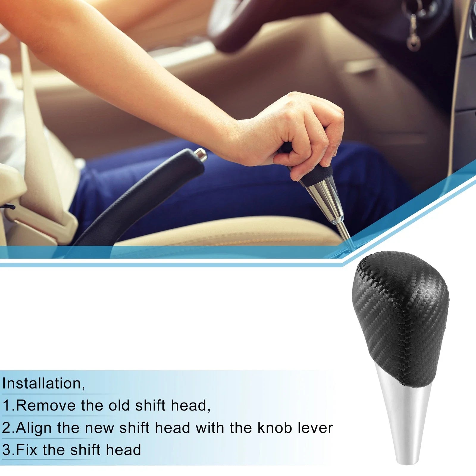 Automatic Gear Shift Knob for Toyota 4Runner (2003-2021) Carbon Fiber