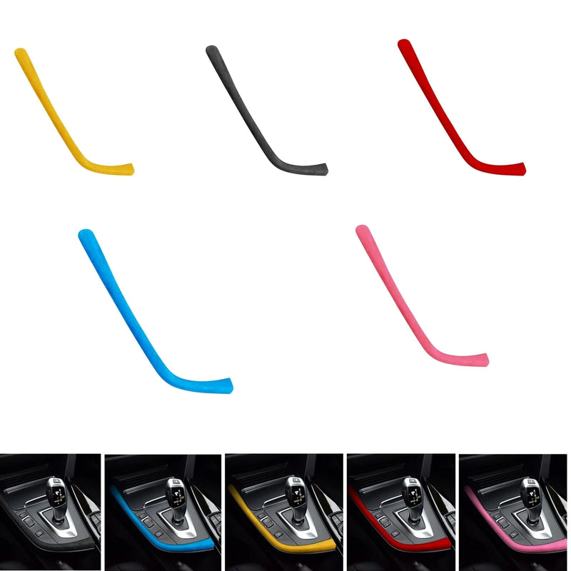 BMW 3 Series / 4 Series (2013-2019) Yellow Leather Gear Shift Panel Trim