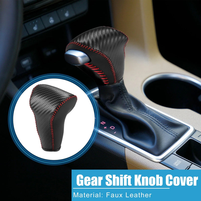 Honda CR-V (2017-2022) Black Red Stitches Auto Gear Shifting Knob Cover