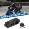 Motorcycle Universal Scooter Bike Throttle Grip Black Handlebar Lock
