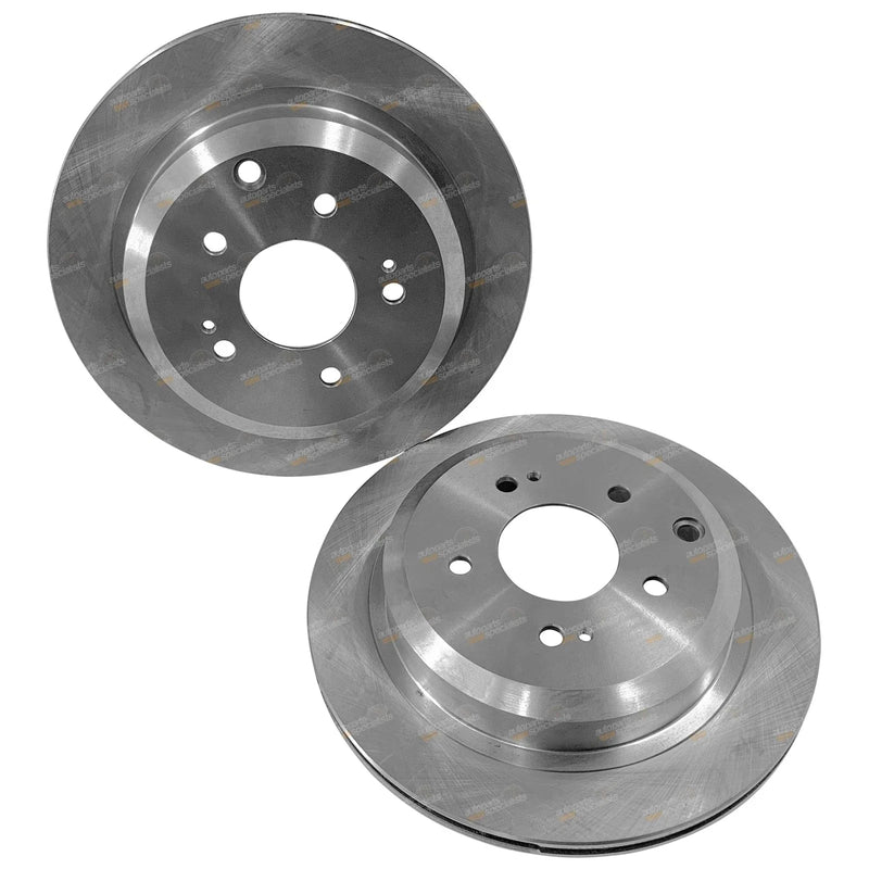 Mitsubishi 380 DB V6 3.8L 6G75 Rear Disc Brake Rotors (2005 - 2008)