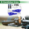 Motorcycle Checkered Pattern End Grips Hand Grips Cover