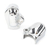 Harley V-Rod VRSC Muscle VRSCF Chrome Rear Axle Nut Covers (2002-2017)