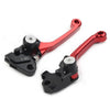 KAWASAKI KX250F KX450F Red Pivot Brake Clutch Levers (2004-2023)