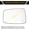 Dodge Ram 1500 2500 Heated Left Mirror Glass (2010-2023)