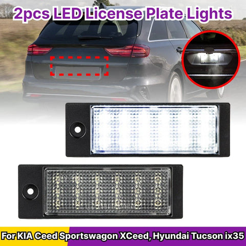 KIA Ceed Sportswagon XCeed CD LED License Plate Lights (2018–2025)