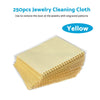 Silver Gold Brass Coin Ring 250PCS Jewelry Cleaning Cloths