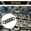Oil Seal 45x70x8mm Seal Ring NBR Rubber 5 pcs