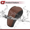Ford Edge (2011-2014) Brown Faux Leather Car Gear Shift Knob Cover
