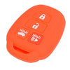 Toyota Corolla Red Silicone Key Case Cover (2014-2018)