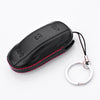 Tesla Model X Black Leather Car FOB Key Remote Cover Bag Fit