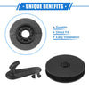 Toyota Plastic Black Floor Mat Fixing Clips 2 x Car Holder Retainer