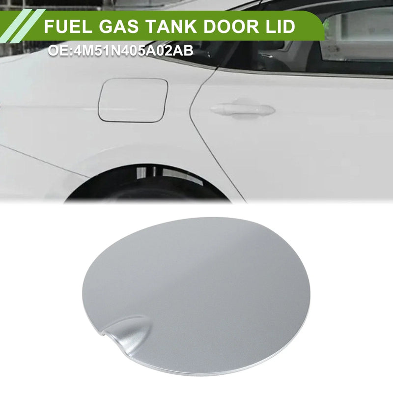 Ford Focus (2007-2011) - Silver Fuel Filler Flap Cover Fuel Tank Door Cap