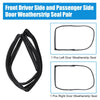 Jeep Wrangler Front Full Door Felt Gasket Trim Seal (2007-2018)