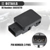 Dodge B150 (1992-1994) Black MAP Manifold Air Pressure Sensor