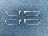 Toyota Harrier Venza Steel Interior Door Handle Cover Trim Silver (2020-2024)