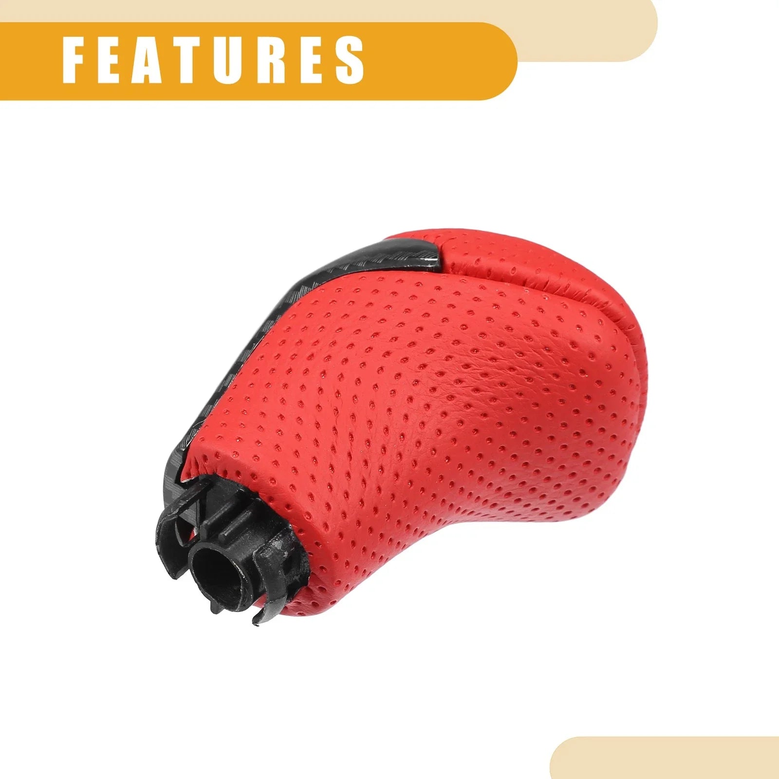 Gear Shift Knob for Toyota Tacoma 2016-2022 - Inner Shifter Knob, Red