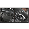 Carbon Fiber Style Center Console Panel Cover Trim Fits Benz C Class 2015-2018