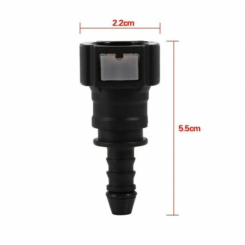 Vehicle 9.89mm ID8 Coupler Car Fuel Line Hose Pipe Quick Release Connector