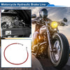Motorcycle 80cm Brake Clutch Oil Hose Line Red