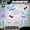 Yamaha TTR 90 Custom Graphic Kit Decals (2000-2006)